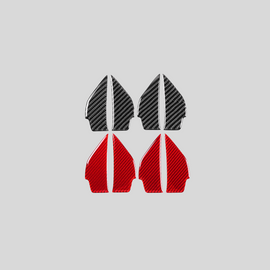 JDMuscle P&S Series Carbon Fiber Interior Door Bowl Trim 4 PC - Subaru WRX 2022-2025