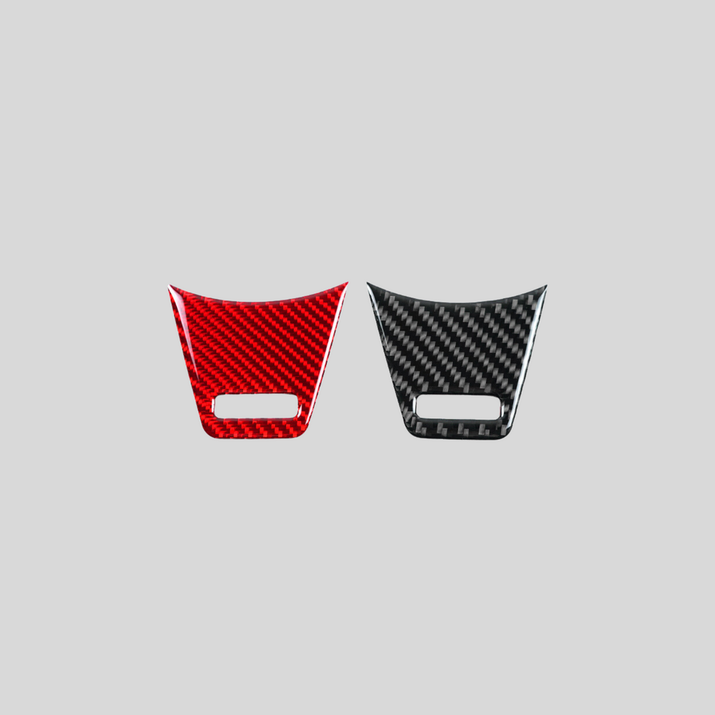 JDMuscle P&S Series Carbon Fiber Steering Wheel Lower Trim Cover - Subaru WRX 2022-2025