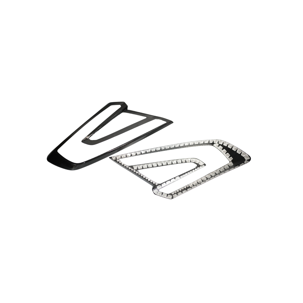 JDMuscle Tanso Dry Carbon Fiber Tail Light Covers - Subaru WRX 2022-2025