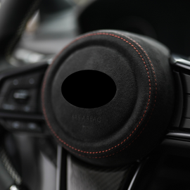 JDMuscle Leather / Alcantara Airbag Cover - Subaru WRX 2022-2025