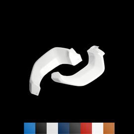 JDMuscle Paint Matched Exhaust Finisher Trim Replacements - Subaru WRX 2022-2025