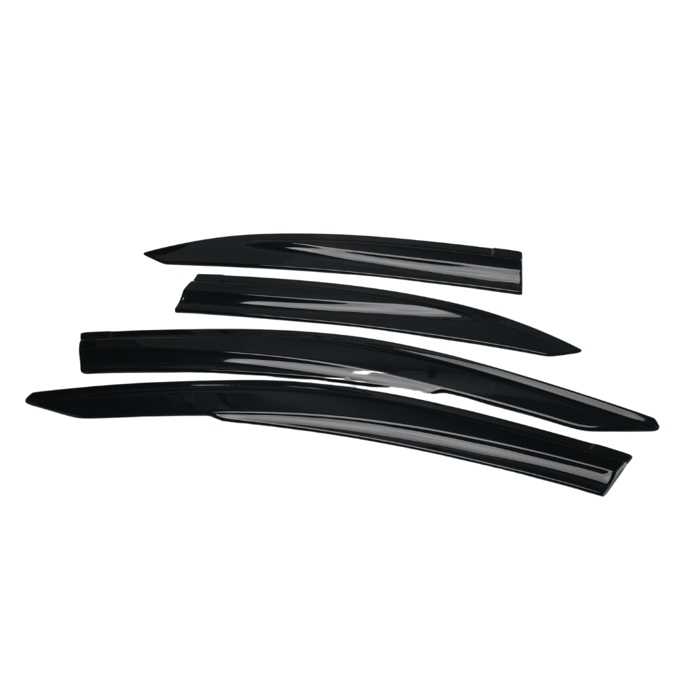 JDMuscle V1 Rain Guards / Window Visors [Acrylic/Carbon Fiber] - Subaru WRX 2022-2025