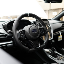 Load image into Gallery viewer, JDMuscle Leather / Alcantara Airbag Cover - Subaru WRX 2022-2025