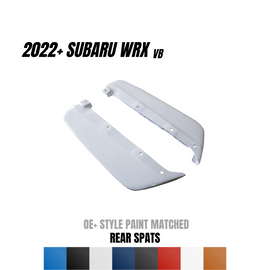 JDMuscle OE+ Style Rear Spats [ABS / Paint Matched / Gloss Black] - Subaru WRX 2022-2025