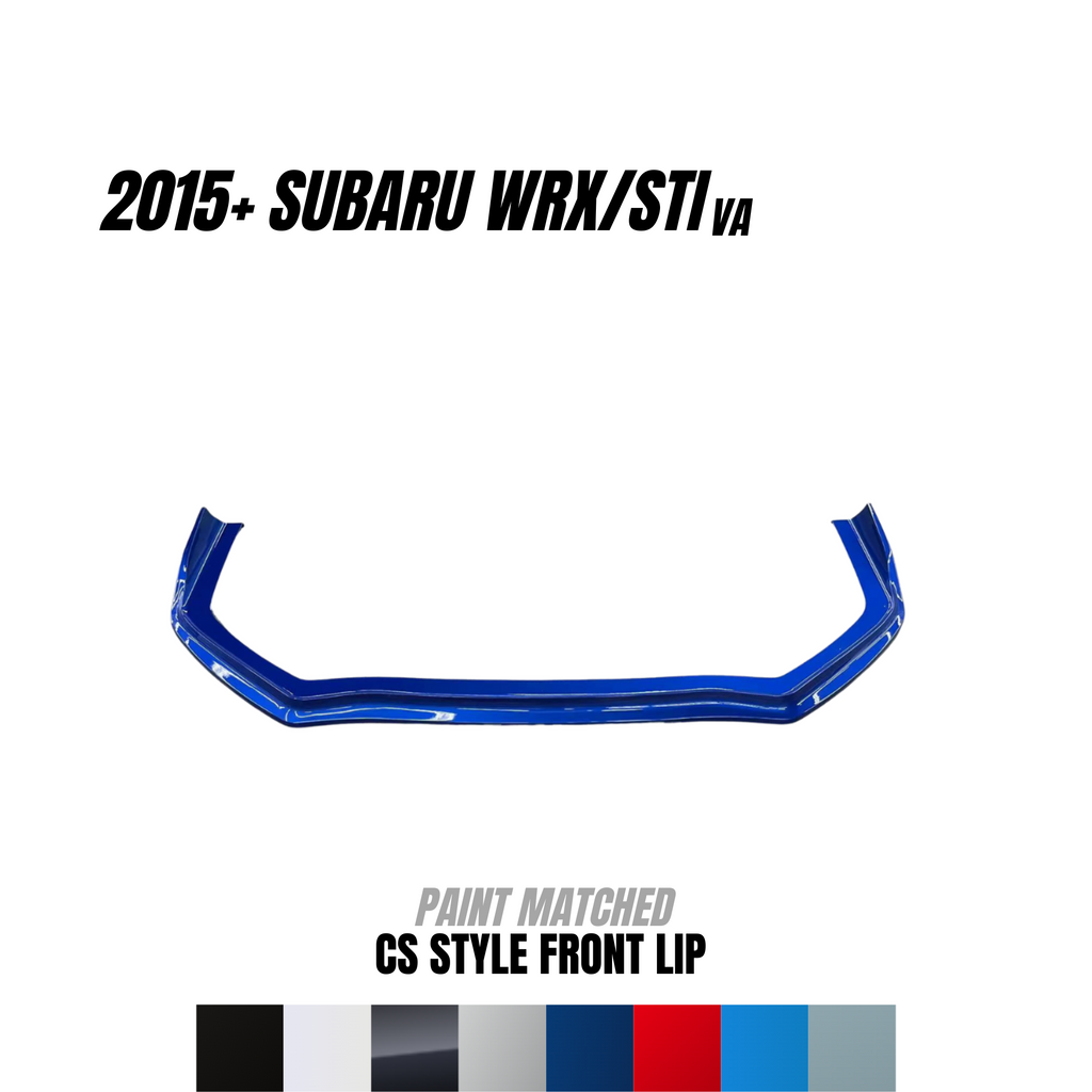 JDMuscle Paint Matched CS Style Front Lip - Subaru WRX / STi 2015-2017