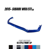 JDMuscle Paint Matched CS Style Front Lip - Subaru WRX / STi 2015-2017