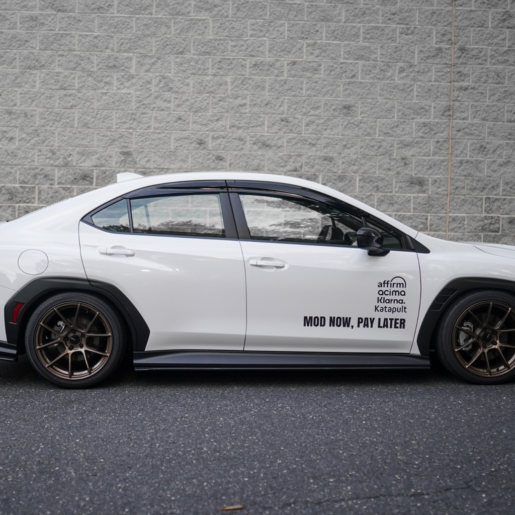 JDMuscle V1 Rain Guards / Window Visors [Acrylic/Carbon Fiber] - Subaru WRX 2022-2025