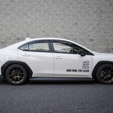 Load image into Gallery viewer, JDMuscle V1 Rain Guards / Window Visors [Acrylic/Carbon Fiber] - Subaru WRX 2022-2025