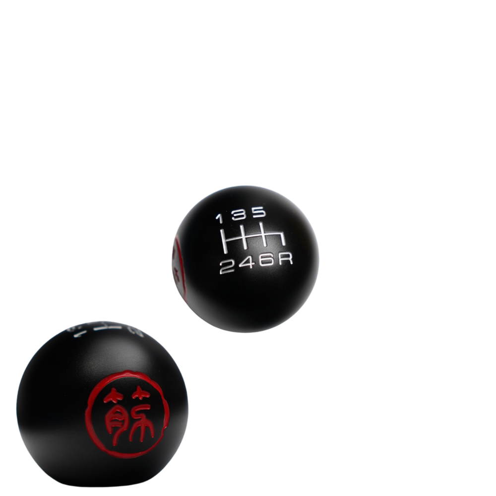 JDMuscle Suji Series Shift Knob - Black Sphere 10x1.5mm [Universal, Honda/Acura]