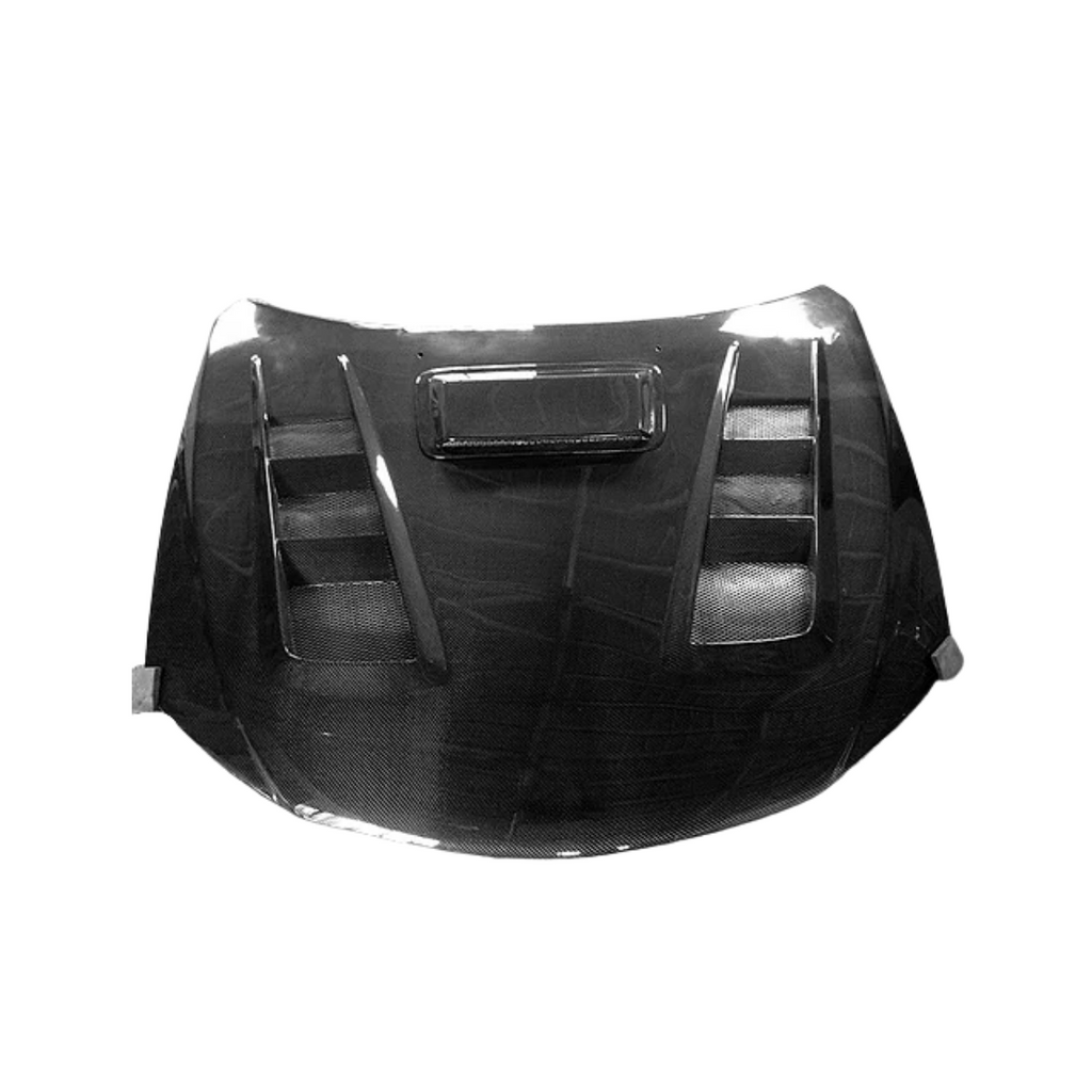 JDMuscle Tanso Carbon Fiber Hood v3 - Subaru WRX / STi GVB/GRB 2008-2014