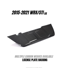 Load image into Gallery viewer, JDMuscle Carbon Fiber License Plate Backing - Subaru WRX / STi 2015-2021