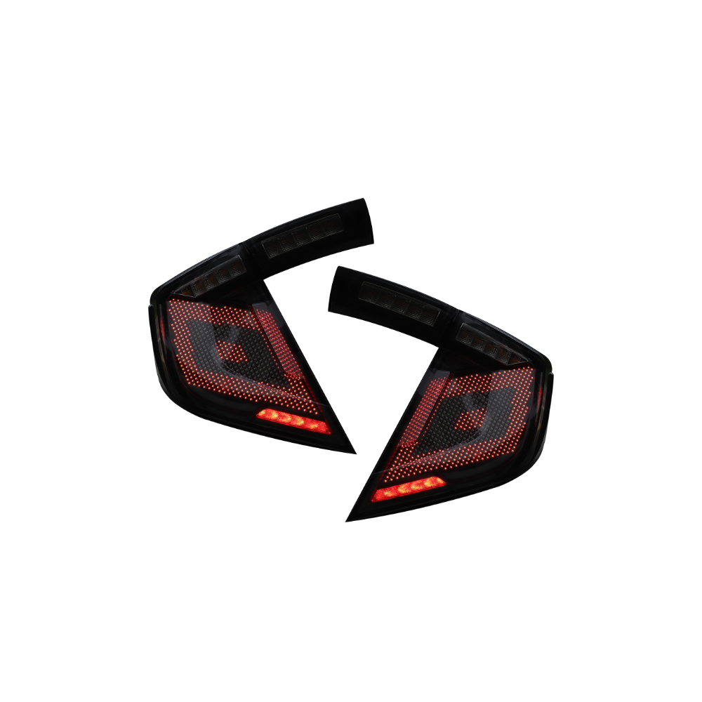 JDMuscle Matrix Series LED Tail Lights - Honda Civic Hatch (FK7) / Civic Type R (FK8) 2017-2021