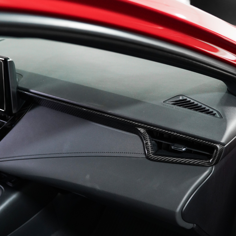 JDMuscle Carbon Fiber AC Vent Covers 2 Piece - Toyota GR Corolla 2023-2024