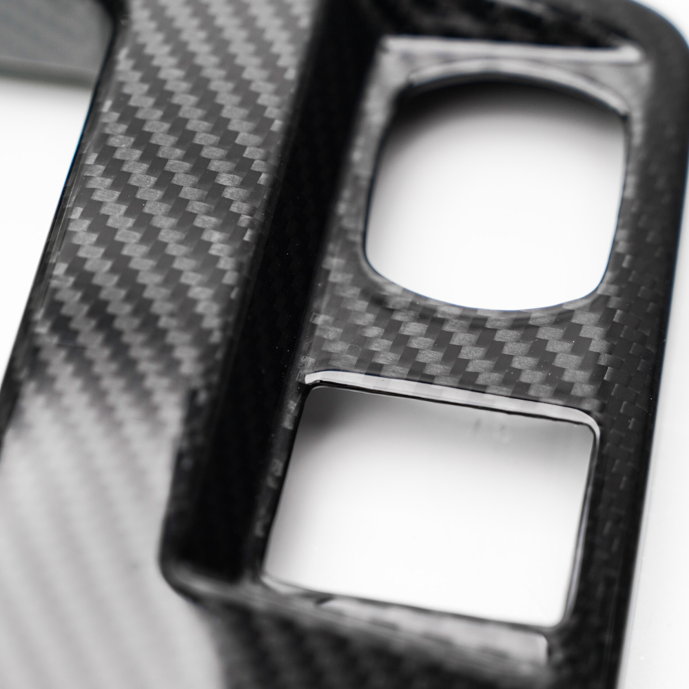 JDMuscle Carbon Fiber Cup Holder Cover - Toyota GR Corolla 2023-2024