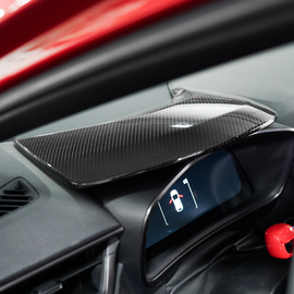 JDMuscle Carbon Fiber Speedometer Hood Cover - Toyota GR Corolla 2023-2024