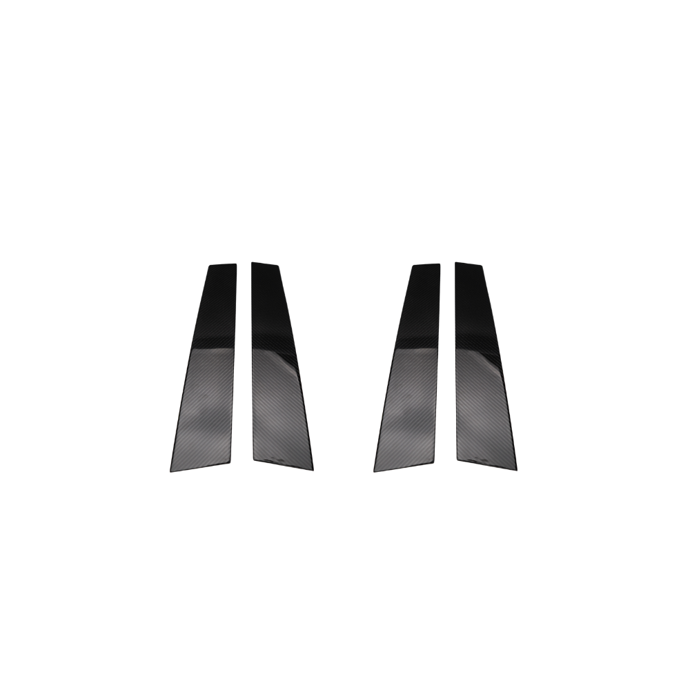JDMuscle Carbon Fiber Exterior B-Pillar Covers (4 Pieces) - Toyota GR Corolla 2023-2024