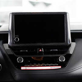 JDMuscle Carbon Fiber Screen Bezel Cover - Toyota GR Corolla 2023-2024