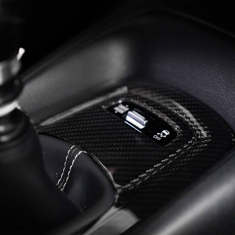 JDMuscle Carbon Fiber Shifter Trim Cover - Toyota GR Corolla 2023-2024