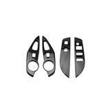 JDMuscle Carbon Fiber Window Switches (Front & Rear Set; 4 Pieces) - Toyota GR Corolla 2023-2024