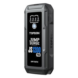TOPDON JS1200Pro 1800 Peak Amp Battery Jumpstarter, Power Bank, & Flashlight