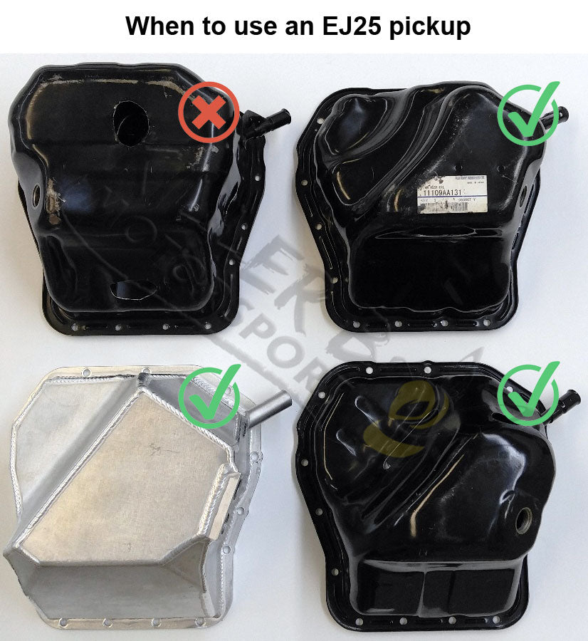 Killer B Performance High Flow Ultimate Oil Pickup Baffle Combo - Subaru WRX 2006-2014 / STi 2004-2021 (+Subaru Fitments)