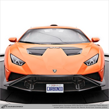 Load image into Gallery viewer, Carbonio No-Drill Front License Plate Mount - Lamborghini Huracan STO 2022-2024