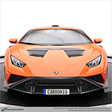Load image into Gallery viewer, Carbonio No-Drill Front License Plate Mount - Lamborghini Huracan STO 2022-2024
