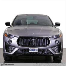 Load image into Gallery viewer, Carbonio No-Drill Front License Plate Mount - Maserati Levante 2019-2024