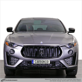 Carbonio No-Drill Front License Plate Mount - Maserati Levante 2019-2024