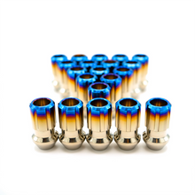 Load image into Gallery viewer, Billetworkz Premium Brushed or Torched Titanium Lug Nuts – 20 or 24‑Piece Set
