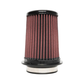 Injen 8-Layer Oiled Cotton Gauze Air Filter w/ Twist Lock (3.5in ID / 5.5in Base / 6.3in H)