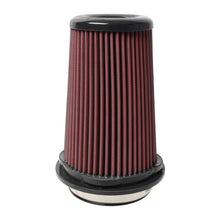 Load image into Gallery viewer, Injen 8-Layer Oiled Cotton Gauze Air Filter w/ Twist Lock (4in ID / 6in Base / 7.75in H)