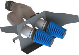 Injen Cement Grey Power-Flow Air Intake System - Ford F150 2015-2025 / Ford Expedition 2018-2024 (+Multiple Fitments)