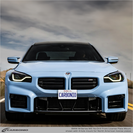 Carbonio No-Drill Front License Plate Mount - BMW M2 (G87) 2022-2026