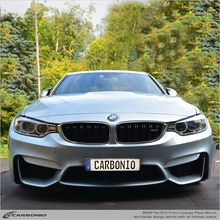 Load image into Gallery viewer, Carbonio No-Drill Front License Plate Mount - BMW M3 (E46/E9x/F8x) 2000-2019