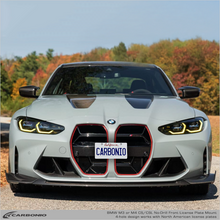 Load image into Gallery viewer, Carbonio No-Drill Front License Plate Mount - BMW M3 &amp; M4 (G8x) 2019-2026