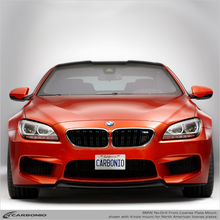 Load image into Gallery viewer, Carbonio No-Drill Front License Plate Mount - BMW M6 (E63/E64/F06/F12/F13) 2005-2021