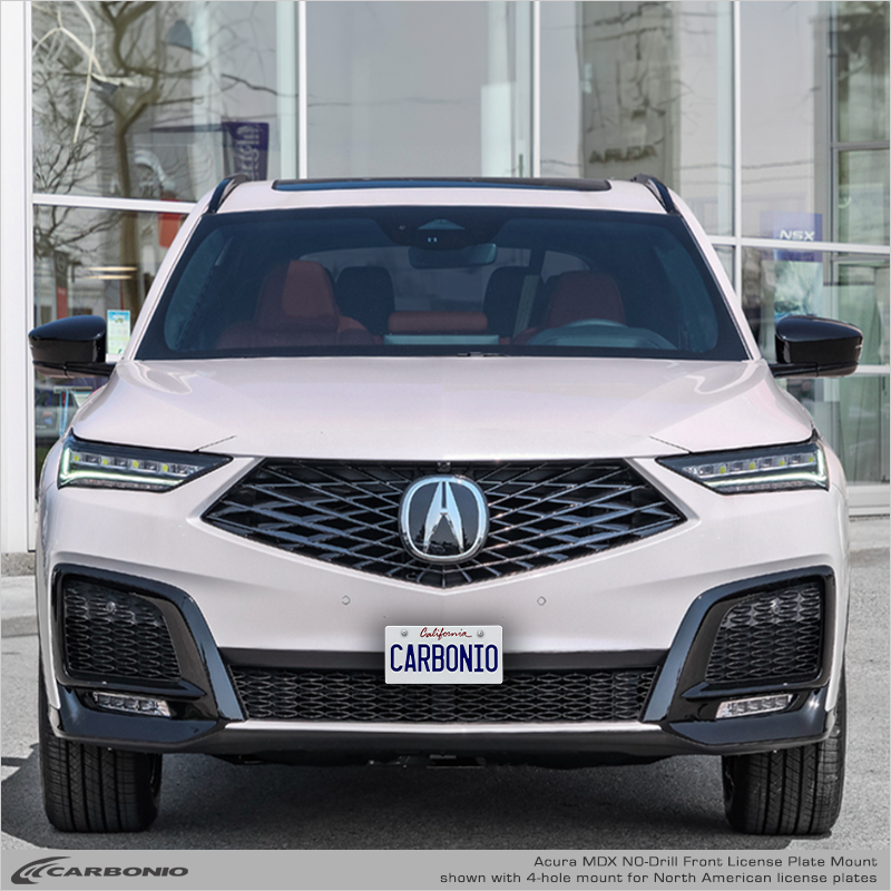 Carbonio No-Drill Front License Plate Mount - Acura MDX 2025-2026