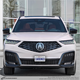 Carbonio No-Drill Front License Plate Mount - Acura MDX 2025-2026
