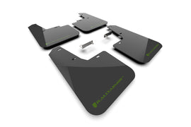 Rally Armor Black UR Mudflaps w/Green Logo - Subaru Outback 2026