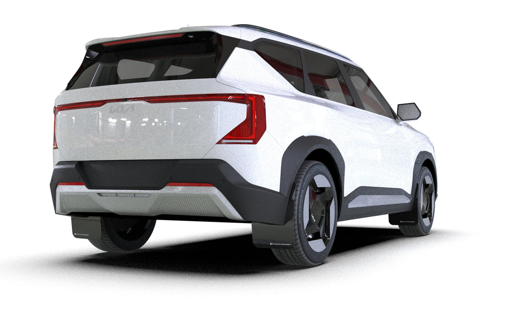 Rally Armor Black UR Mud Flap w/ White Logo - Kia EV5 2027