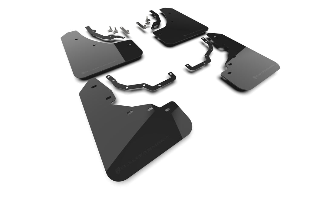 Rally Armor Black Mud Flap w/ Metallic Black Logo - Lexus GX550 2024-2025