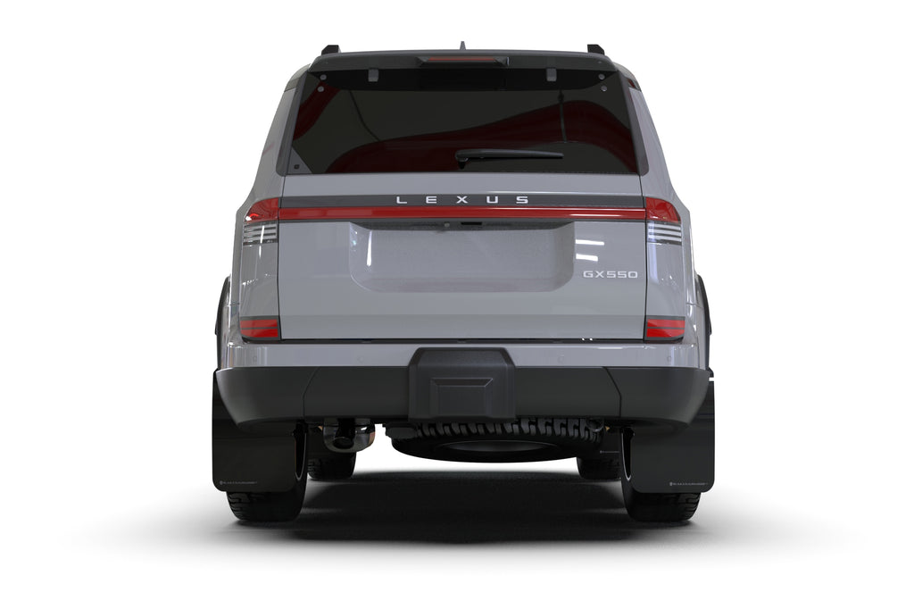 Rally Armor Black UR Mud Flap w/ Silver Logo - Lexus GX550 2024+