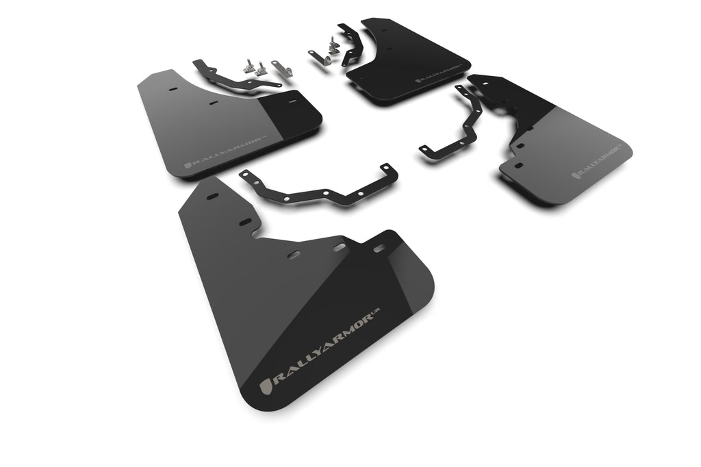 Rally Armor Black Mud Flap w/ Silver Logo - Lexus GX550 2024-2025