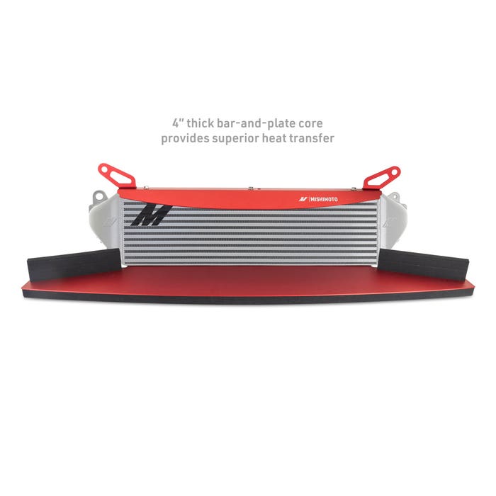 Mishimoto Silver Intercooler & Red Pipe Kit - Toyota GR Corolla 2023+