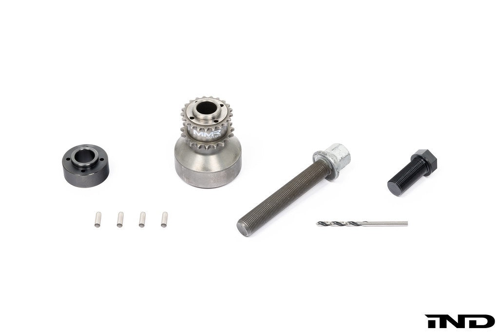 MMX Performance S55 / N55 One-Piece High Horsepower 4-Pin Crank Hub Upgrade Kit - BMW M2/M3/M4 (F8x) 2015-2020 / N55 Models 2012-2015