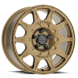 Method MR502 RALLY 17x8 +38mm Offset 5x100 67.1mm CB Method Bronze Wheel