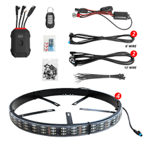 Load image into Gallery viewer, XKmax LED Ultra 3-Row Wheel Ring Lights with RGBW Color Chasing | App-controlled