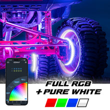 Load image into Gallery viewer, XKmax LED Ultra 3-Row Wheel Ring Lights with RGBW Color Chasing | App-controlled