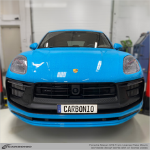 Load image into Gallery viewer, Carbonio No-Drill Front License Plate Mount - Porsche Macan 95B.3 2022-2026
